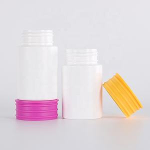Bouteille de vitamine en plastique HDPE blanc populaire 2026, 100 ml, 150 ml, 160 ml, avec couvercle personnalisé, conteneur pour pilules et médicaments - Product Image 2