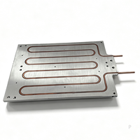 Plaque de refroidissement liquide à tubes intégrés, brasage sous vide, soudage par agitation à friction, pour équipement laser de stockage d'énergie
