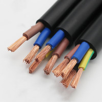 Cable Eléctrico Industrial Subterráneo de Bajo Precio, 6mm, 3 Núcleos, Cable de Extensión Solar Eléctrico de Cobre de 1.5 10mm para Etiopía