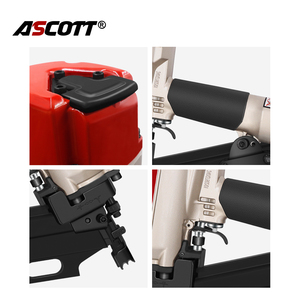 CE SRN9021L 21 ° Cloueur pneumatique à tête ronde pour finition, pistolet à clous en bande plastique pour charpente, 64-70 clous, cloueur à air en aluminium pour première <span class=keywords><strong>fixation</strong></span> - Product Image 4