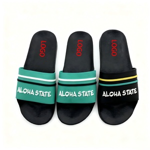 Sandalias de Moda con Logotipo Personalizado, Parte Superior de PU Resistente, Múltiples Colores, Cómodas y Elegantes, Calzado con Temática Hawaiana, Iluminadas - Product Image 1