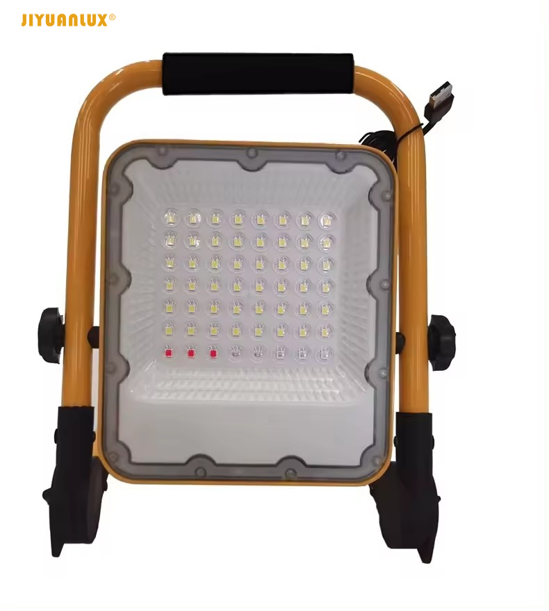 Yellow Light Flash Truck Vehicle Commercial 12v 20W 50W 100W 150W 200W Portable LED Work Lights Rechargeable