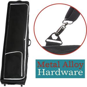 Bolsa de Transporte para Snowboard con Ruedas, Acolchada, Impermeable, con Herrajes de Aleación, Correa de Hombro Desmontable, OEM - Product Image 3
