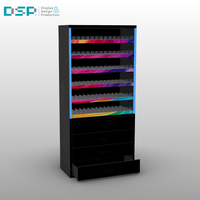 Étagères à cigarettes pour magasin de tabac DSP, présentoir à tabac avec armoire de rangement et éclairage LED, présentoirs à cigarettes pour magasin de tabac