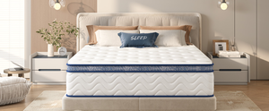 Queen Size Foam <b>Mattress</b> 12 Inch Individually Pocketed Innerspring Medium Firm Bedroom Home Furniture - Product Image 6