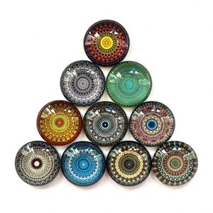 Custom Mandala 3D <b>Glasses</b> Magnet <b>Fridge</b> Diy Porcelain Refrigerator Magnet Sticker - Product Image 2