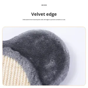 Rascador para gatos de sisal con estructura para trepar, resistente al desgaste e integrado con un juguete en forma de ratón - Product Image 4