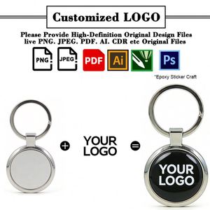 Porte-clés personnalisés durables pour les événements promotionnels, les expositions, les cadeaux d'entreprise, les cadeaux publicitaires, porte-clés en métal avec logo - Product Image 2