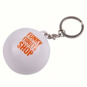 Hot Selling Pink Mystic 8 Ball Decision Maker Keychain Mini Magic 8 Ball Toy 7cm Plastic Custom Logo CE Certified for Promotions - Product Image 5