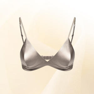<span class=keywords><strong>Reggiseno</strong></span> in Seta Senza Ferretto con Spalline Sottili, Stile Francese Lucido, Produzione OEM Cinese a Prezzo di Fabbrica - Product Image 5