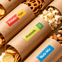 Boîte cylindrique personnalisée en papier kraft écologique pour café/thé en vrac, avec design, pour emballage alimentaire