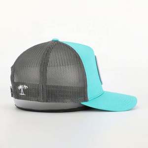 Gorra de Béisbol BSCI Meidiney Personalizada de Alta Calidad, 5 Paneles, Estructurada, Visera Plana, Logotipo Bordado, Cierre a Presión, Malla, Algodón, Unisex, para Negocios - Product Image 5