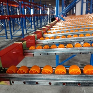 מדפי זרימה מקרטון עם מסילות מתכת למרכז הפצה - Product Image 4