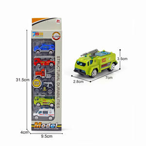 Jouet en plastique moulé sous pression, vente en gros, modèle de voitures, véhicules de police, camions de pompiers, voitures de ville, <span class=keywords><strong>ambulance</strong></span>, camions urbains - Product Image 1
