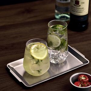 Bandeja Rectangular <span class=keywords><strong>de</strong></span> Acero Inoxidable, Plato <span class=keywords><strong>de</strong></span> Metal Dorado y Plateado para Servir Comida <span class=keywords><strong>de</strong></span> Barbacoa, Restaurante, <span class=keywords><strong>Sushi</strong></span>, Filetes - Product Image 4