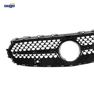 Grille de calandre avant GUGO W206 pour Mercedes Classe C W206 2022, motif étoile diamant, argentée, pièces de rechange extérieures - Product Image 4