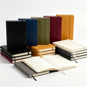 Factory Custom Notebook Printing A5 PU <b>Leather</b> <b>Diary</b> With Elastic Band Factory Direct - Product Image 1