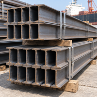 Poutre en I en acier laminé à chaud Q235B Q355B, section en I structurelle, découpe sur mesure pour la construction