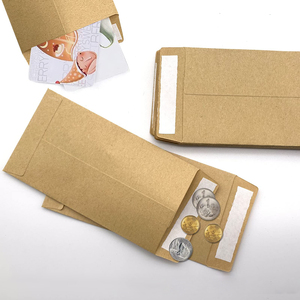 Tùy Chỉnh 2.25X3.50 Inch Đồng Xu Nhỏ Phong Bì Giấy <span class=keywords><strong>Kraft</strong></span> Tự Dính Tiền Phong Bì Cho Đồng Xu Và Hạt Giống - Product Image 3