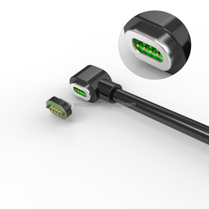 Nguồn nhà máy tùy chỉnh POGO pin4pin đường băng ai Kính từ dữ liệu cáp đường băng 4pin nối từ tính - Product Image 1