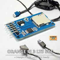 Orange Pi 3 LTS 2 Go LPDDR3 H6 Chip, carte de développement embarquée (SBC) officielle Linux Android, carte de développement embarquée SPI