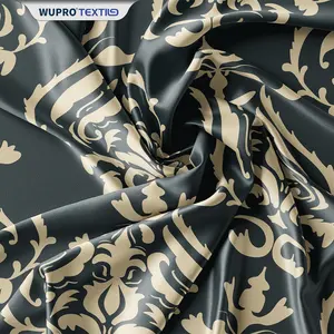 Printtek Waterproof Black White Island Double Cartoon Animal Printed Polyester Fabric For Sublimation Printing