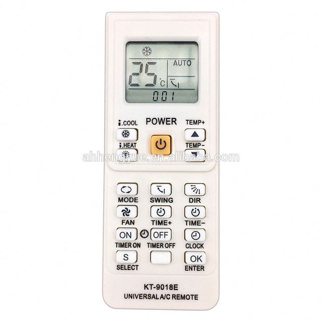 Universal KT-9018E 5000-in-1 Remote Control with Rolling Code Waterproof Function for All Air Conditioners