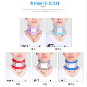 Colorful Breathable <b>Neck</b> Brace Purple Adjustable Cervical Support For Home Use Unisex <b>Neck</b> Protection - Product Image 4