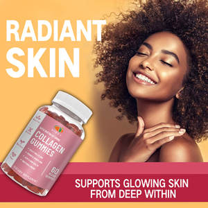 Gomitas de colágeno con biotina y vitaminas para el cuidado de la piel de cabello y uñas de marca privada - Product Image 4