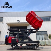 Nouveau véhicule de transport sur chenilles Diesel Euro 5 de 5 tonnes, direction à gauche, pour usage agricole