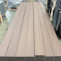 Planches de terrasse composites à faible entretien pour la construction de terrasses extérieures et de sols de patio modernes en gros