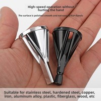 Tête de coupe pour perceuse électrique, outil de chanfreinage et de dégrossissage, coupe-biseau 45 degrés en alliage d'acier au tungstène