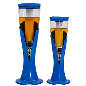 Tour à Boissons Glacées Personnalisable 1,5L <span class=keywords><strong>2L</strong></span> 3 Litres en Plastique avec Logo pour Bar, Restaurant et Boîte de Nuit - Product Image 4