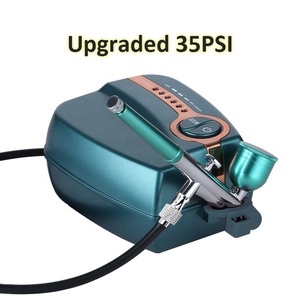 <span class=keywords><strong>Kit</strong></span> de compresseur d'<span class=keywords><strong>aérographe</strong></span> avec alimentation par gravité et <span class=keywords><strong>pistolet</strong></span> professionnel - Solution complète pour le maquillage et la peinture artistique - Product Image 3