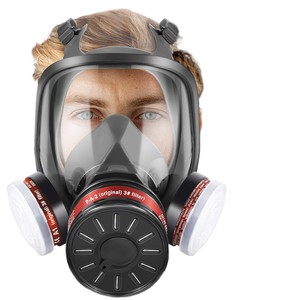 Hot Bán Đầy Đủ Mặt Nạ Khí Với P-A-1 Lọc Nạ Với 40Mm Kích Hoạt Bộ Lọc <span class=keywords><strong>Carbon</strong></span> Cho An Toàn Mặt Nạ Khí - Product Image 4