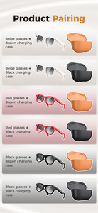 Techstar M02 BT gọi điện thoại thông minh kính HD enc âm thanh dễ dàng ghép nối IOS <span class=keywords><strong>Android</strong></span> 8MP máy ảnh Sạc <span class=keywords><strong>Dock</strong></span> điều khiển bằng giọng nói - Product Image 6