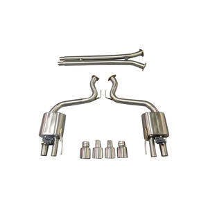 Sistema de Escape Valvetronic Catback para Ford <span class=keywords><strong>Mustang</strong></span> GT 2013- 5.0L V8, Acero Inoxidable 304 con Silenciador, Tubo de Escape Deportivo con Válvulas, <span class=keywords><strong>Precio</strong></span> de Fábrica - Product Image 1