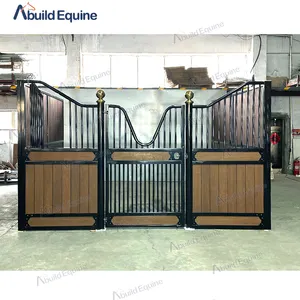 Customized Size Bamboo Pine Temporary DIY Horse Stable Design Of Wooden Stalls For Sale