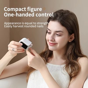 เครื่องตัดเล็บไฟฟ้าอัตโนมัติพร้อมการชาร์จ USB - กรรไกรตัดเล็บแบบอ่อนโยนสำหรับทารก เด็ก และผู้สูงอายุ อุปกรณ์ดูแลเล็บสำหรับการเดินทาง - Product Image 5