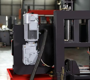2024 nouvelle Machine <span class=keywords><strong>de</strong></span> sciage à bande horizontale CNC automatique avec pompe <span class=keywords><strong>de</strong></span> régulation <span class=keywords><strong>de</strong></span> <span class=keywords><strong>vitesse</strong></span> moteur à engrenages PLC Core scie <span class=keywords><strong>manuelle</strong></span> incluse - Product Image 5