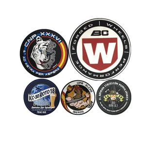 China baratos omem 3D PVC guantes ropa insignia personalizada timbre <span class=keywords><strong>caucho</strong></span> 3D Transparency PVC - Product Image 1