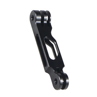 KAMPHO Bras de rallonge en aluminium, bras de support de montage en métal pour Gopro Hero, DJI, Insta360 Helmet Selfie Pole
