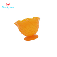 Gobelets et bols à dessert jetables en plastique coloré de 4 oz/8 oz pour glaces pilées et crèmes glacées, parfaits pour les fêtes estivales