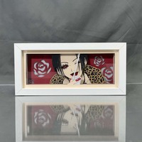 Anime Lightbox Nana Osaki pour chambre d'enfant Décoration Manga Veilleuse LED Nana Osaki Paper Cut Shadow 3d Light Box Lampe de bureau ZDD 53-89