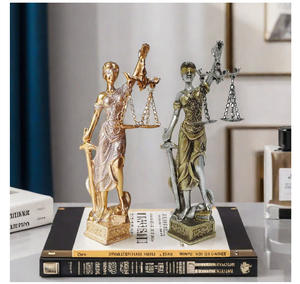 Statue de Noël d'ange en résine pour décoration de la maison, écailles de dame, sculpture personnalisée, peinte à la main, pour décoration intérieure - Product Image 1