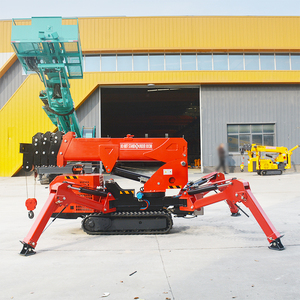 <span class=keywords><strong>Crane</strong></span> Spider Crawler 8 Ton dengan Boom Utama, Boom Hidrolik, Fly <span class=keywords><strong>Jib</strong></span>, dan Teleskopik - Product Image 1