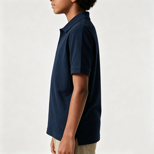Uniforme Scolastica Personalizzata, T-Shirt <span class=keywords><strong>Polo</strong></span> per Bambini, Camicia e Pantaloni <span class=keywords><strong>Polo</strong></span> Piqué per Divisa Scolastica Maschile - Product Image 5