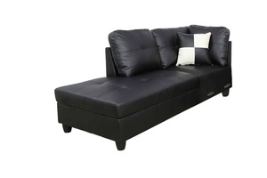 High Quality Modern Modular Leather Sectional <b>Sofa</b> Convertible Hot Seller Living Room Furniture with Removable <b>Sleeper</b> Home Set - Product Image 4