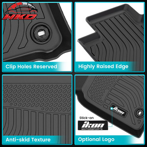 Alfombrillas Antideslizantes para Toyota Camry Hybrid 25-26, Alfombra TPE para Todo Clima, Revestimiento Moldeado en 3D, Piezas de Repuesto, Juego Completo de 3 Piezas - Product Image 3
