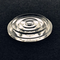 Optique Anti Uv Plano-convexa De La Lente Led 50MM Lentilles En Verre De Fresnel Led Lumière Diffuseur Lentille